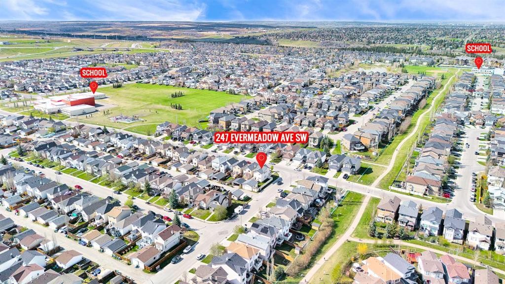 247 Evermeadow Avenue Sw, Calgary, AB - Outdoor With View