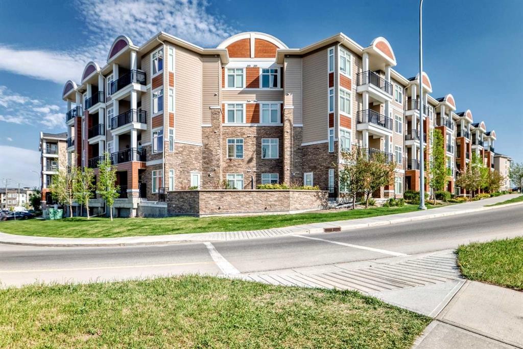 1212-3727 Sage Hill Drive Nw, Calgary, AB - Outdoor With Balcony With Facade
