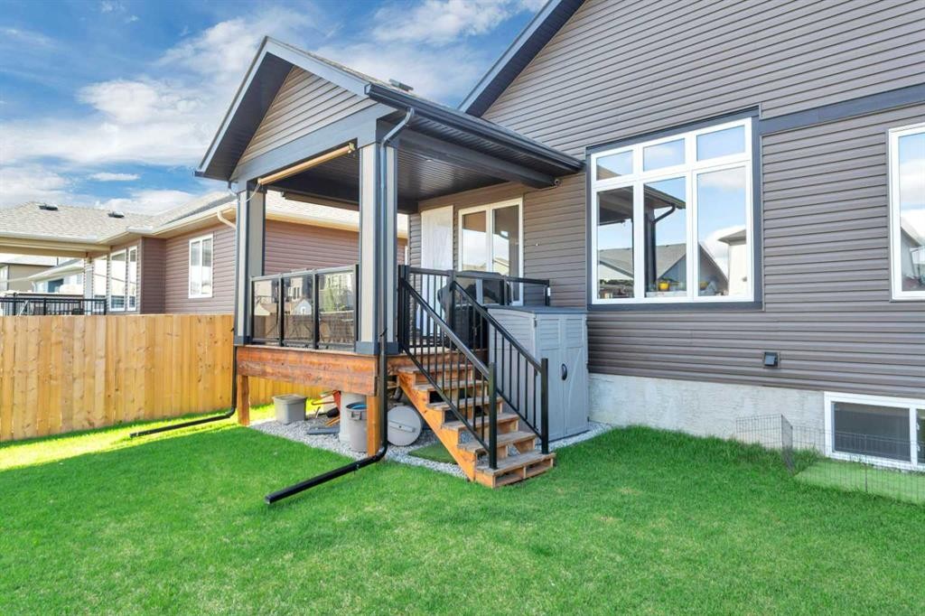 11 Vireo Avenue, Olds, AB - Outdoor With Deck Patio Veranda