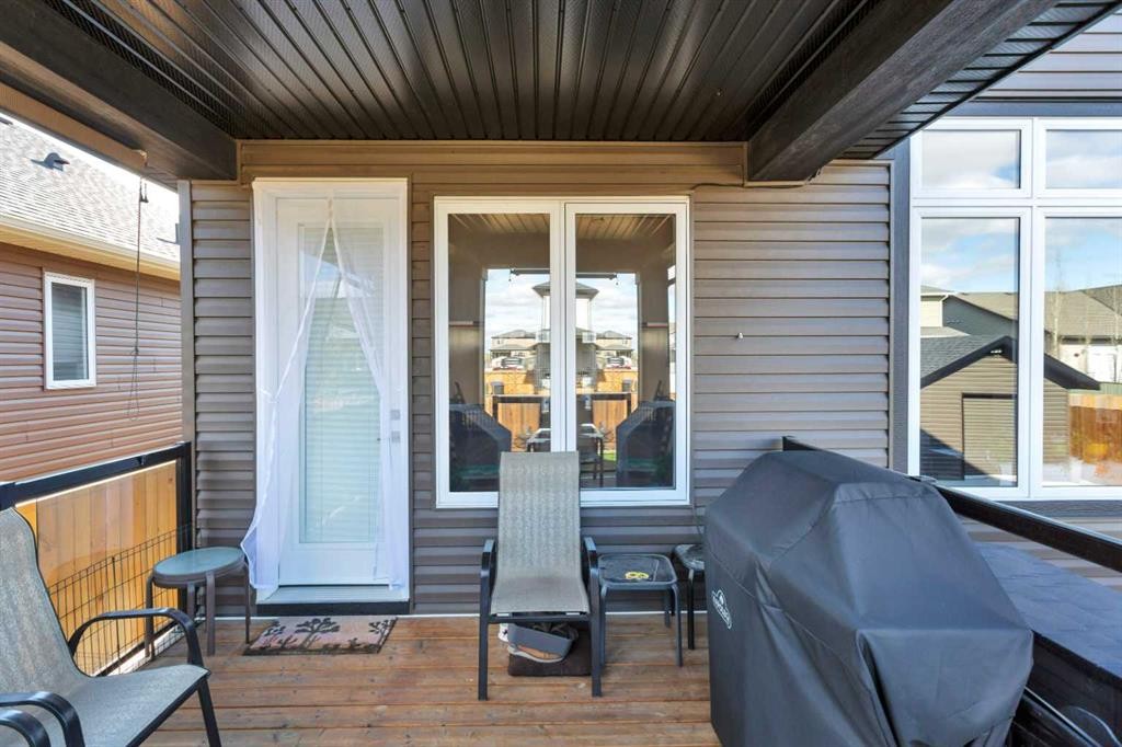 11 Vireo Avenue, Olds, AB - Outdoor With Deck Patio Veranda With Exterior