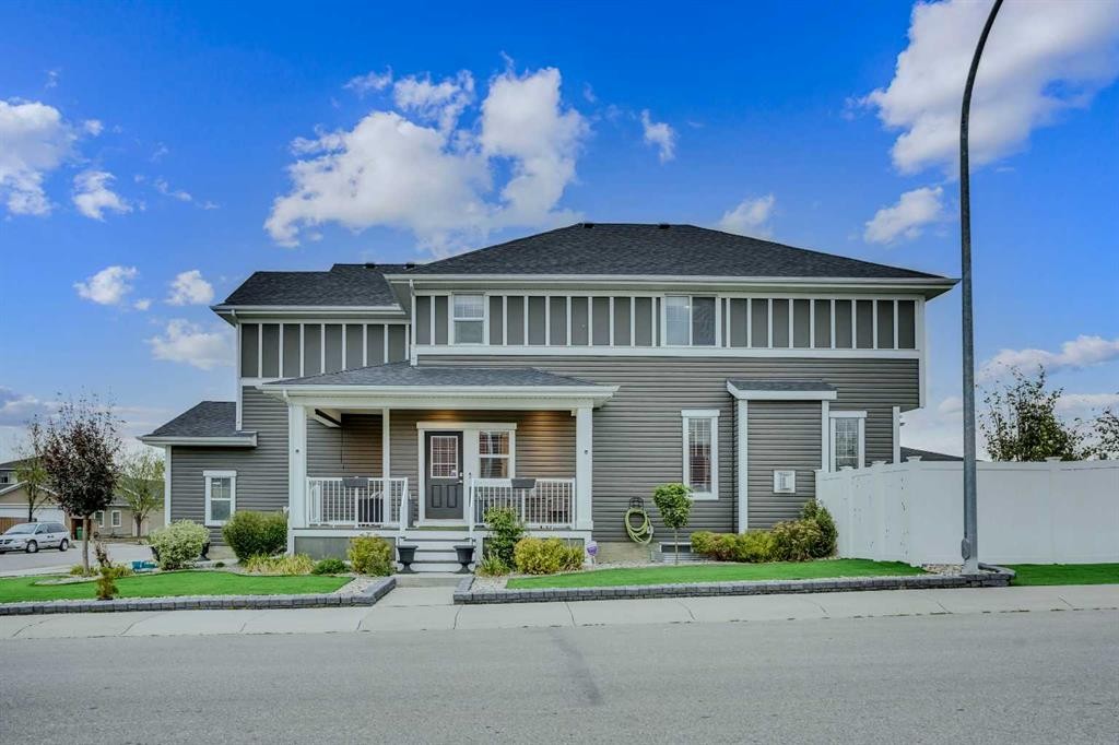 100 Redstone Parade Ne, Calgary, AB - Outdoor With Facade