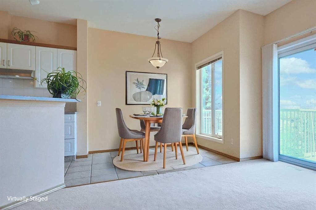 78 Hamptons Link Nw, Calgary, AB - Indoor Photo Showing Dining Room