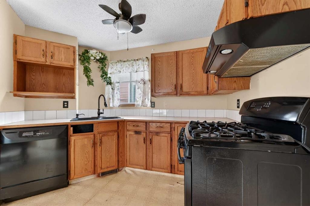 18 Falmere Way Ne, Calgary, AB - Indoor Photo Showing Kitchen With Double Sink
