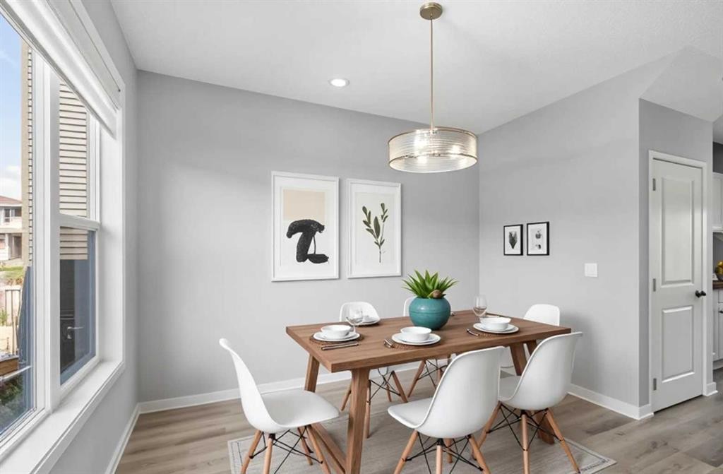 109 Dawson Drive, Chestermere, AB - Indoor Photo Showing Dining Room