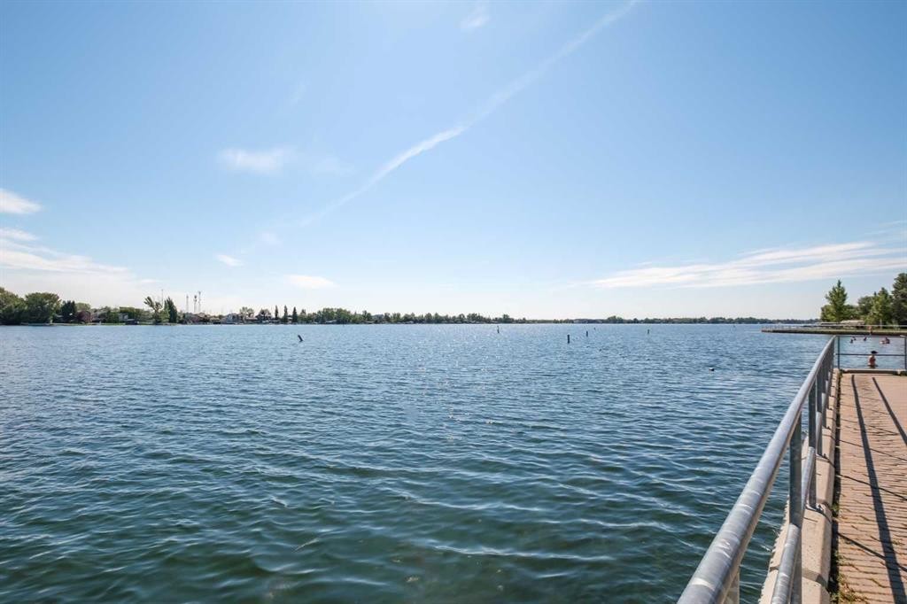 109 Dawson Drive, Chestermere, AB - Outdoor With Body Of Water With View