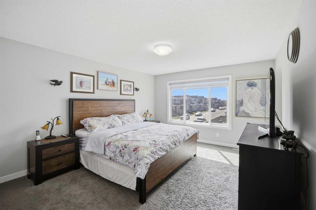 60 Redstone Grove Ne, Calgary, AB - Indoor Photo Showing Bedroom