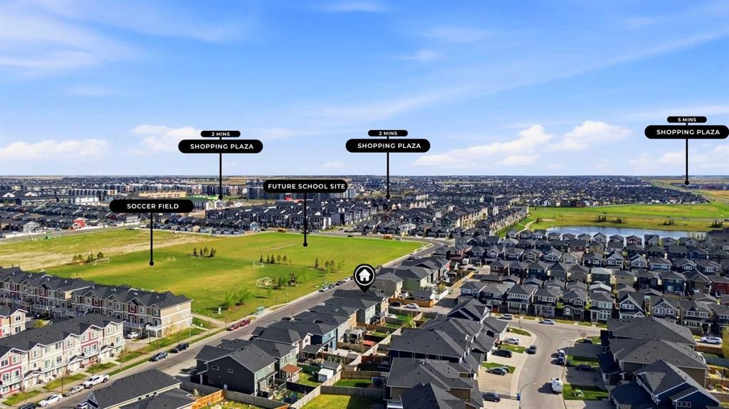 60 Redstone Grove Ne, Calgary, AB - Outdoor With View