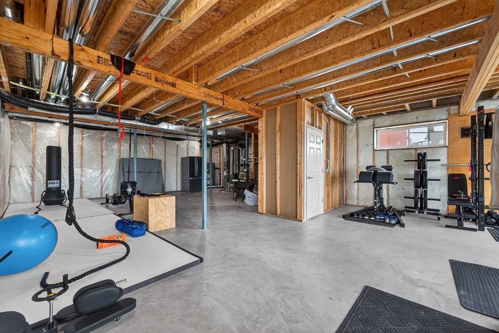 30 Evansborough View Nw, Calgary, AB - Indoor Photo Showing Basement