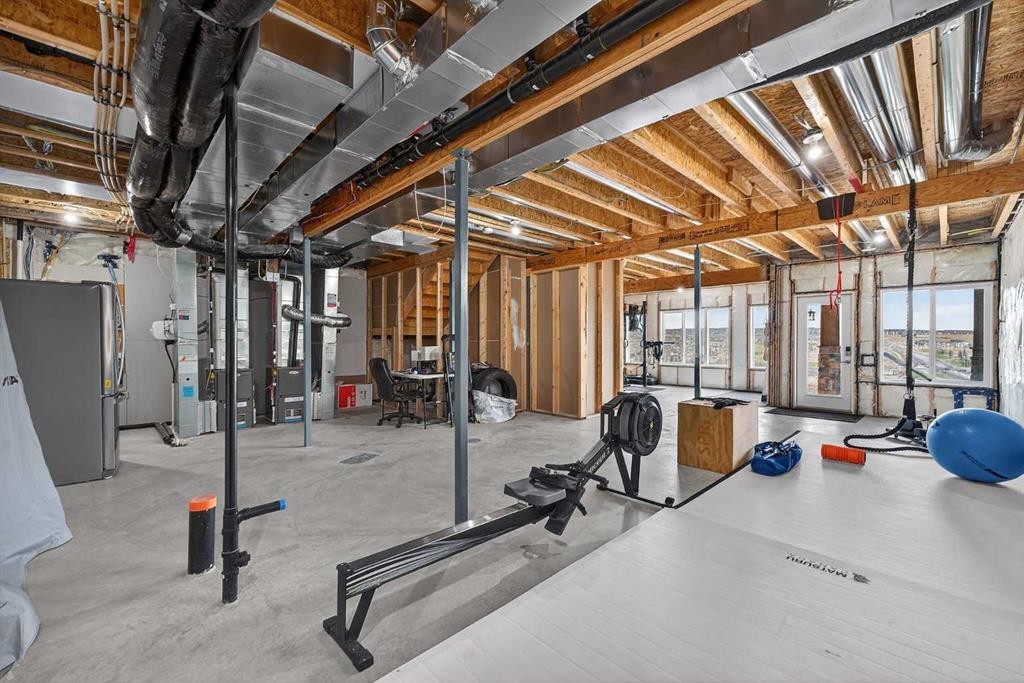 30 Evansborough View Nw, Calgary, AB - Indoor Photo Showing Basement