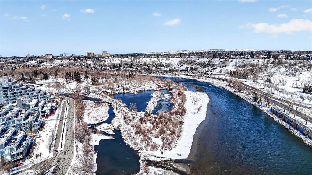 312-205 Riverfront Avenue Sw, Calgary, AB - Outdoor With Body Of Water With View