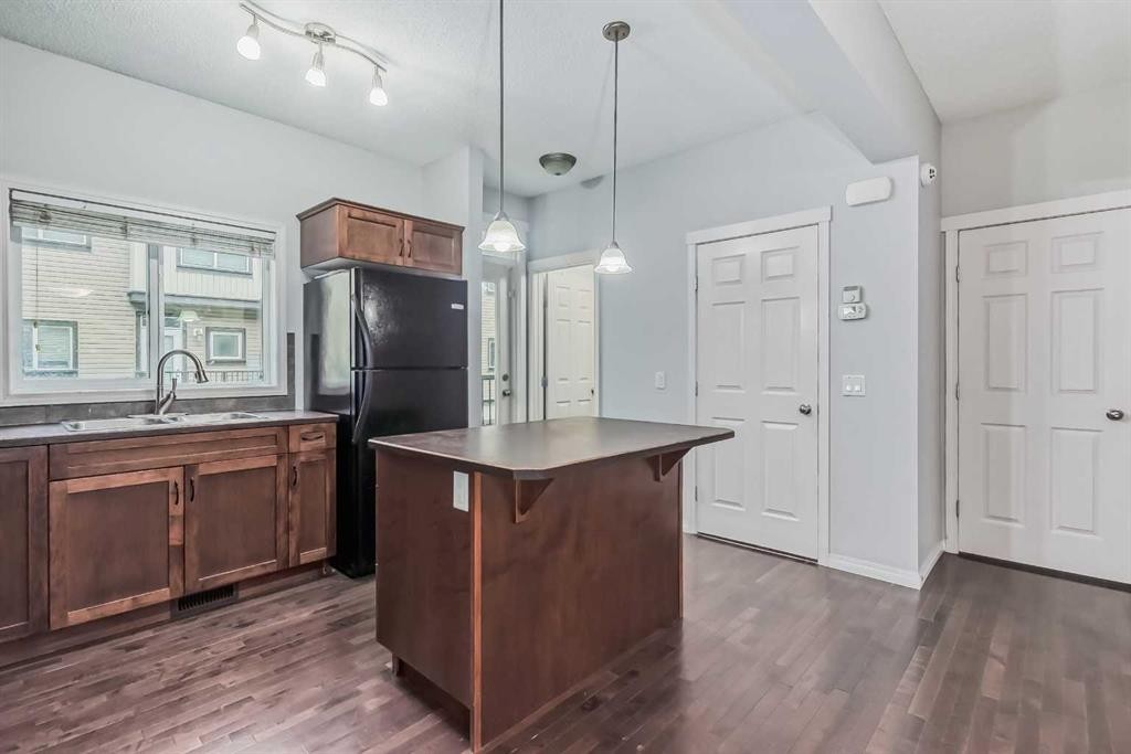 219 Kincora Lane Nw, Calgary, AB - Indoor Photo Showing Kitchen With Double Sink