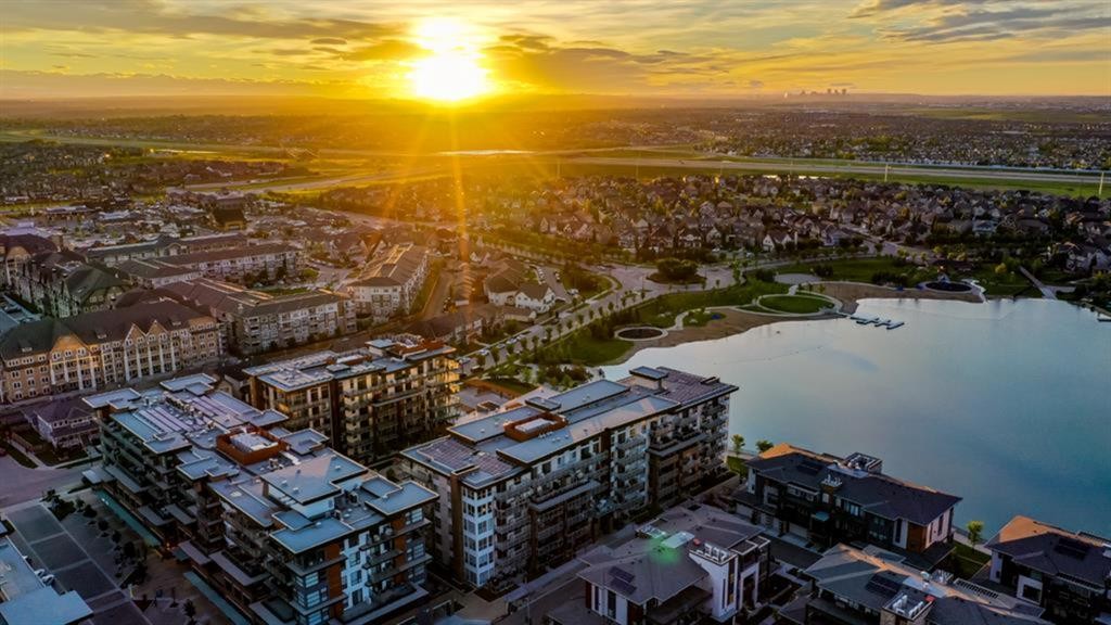 504-122 Mahogany Centre Se, Calgary, AB - Outdoor With Body Of Water With View