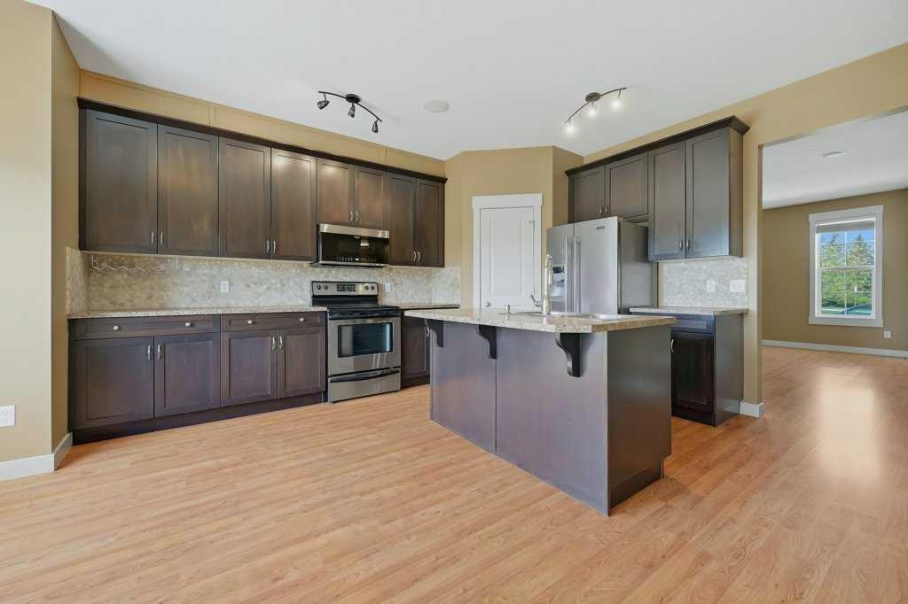 320 Rainbow Falls Drive, Chestermere, AB - Indoor Photo Showing Kitchen With Stainless Steel Kitchen With Upgraded Kitchen