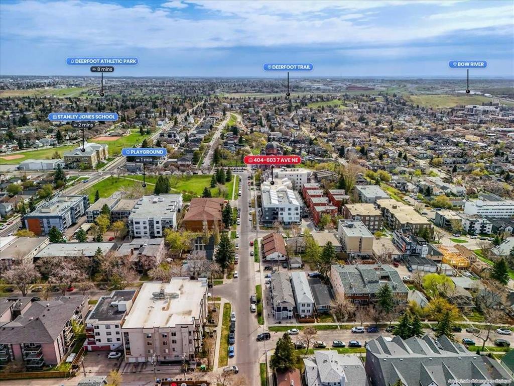 404-603 7 Avenue Ne, Calgary, AB - Outdoor With View