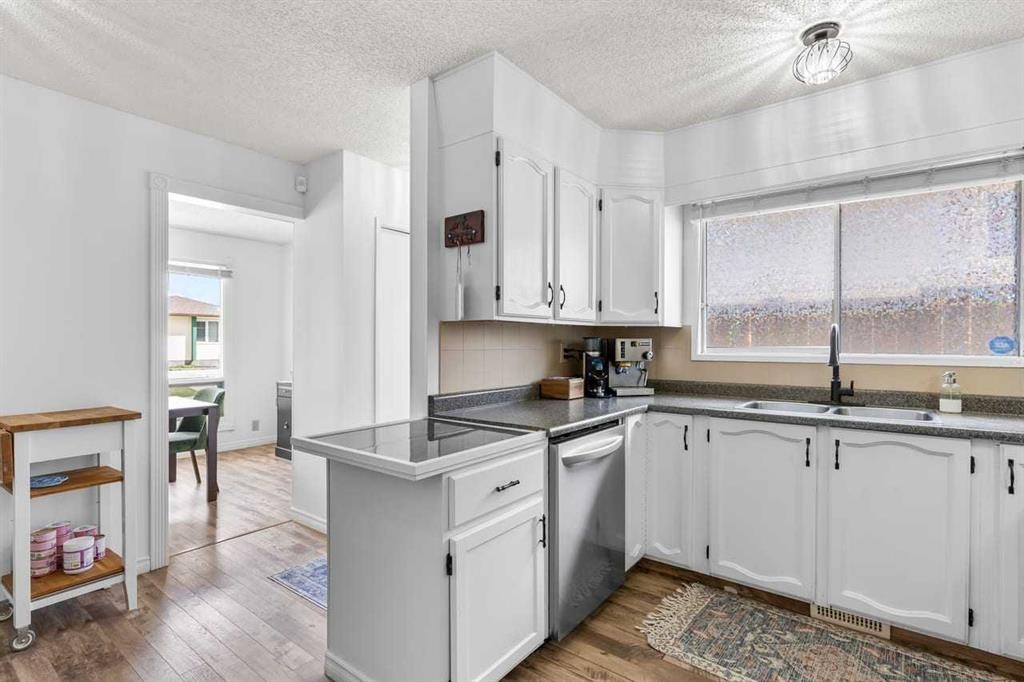 28 Beddington Crescent Ne, Calgary, AB - Indoor Photo Showing Kitchen With Double Sink