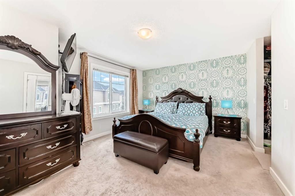 109 Redstone Circle Ne, Calgary, AB - Indoor Photo Showing Bedroom