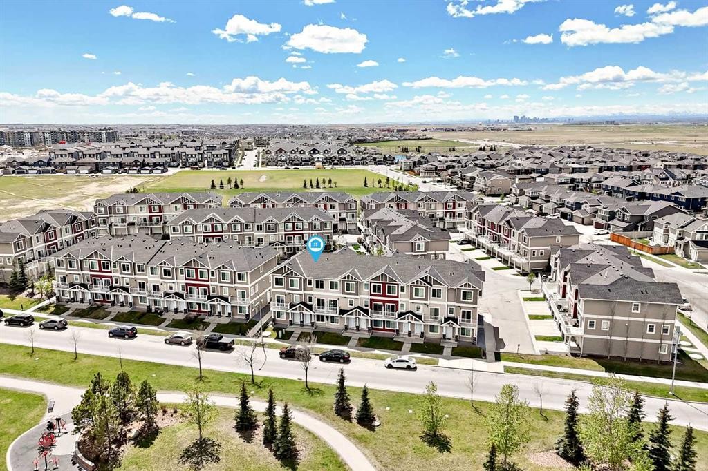 109 Redstone Circle Ne, Calgary, AB - Outdoor With View