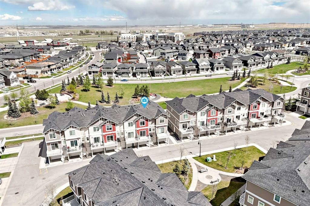 109 Redstone Circle Ne, Calgary, AB - Outdoor With View