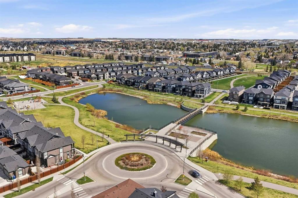 341 Midtown Gate Sw, Airdrie, AB - Outdoor With Body Of Water With View