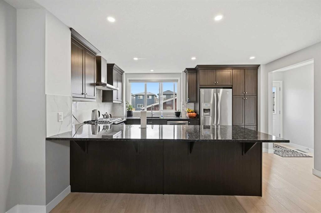 4065 Cornerstone Boulevard Ne, Calgary, AB - Indoor Photo Showing Kitchen With Stainless Steel Kitchen With Upgraded Kitchen