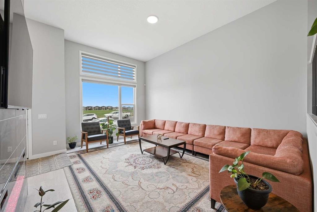 4065 Cornerstone Boulevard Ne, Calgary, AB - Indoor Photo Showing Living Room