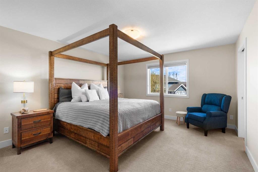 134 Masters Point Se, Calgary, AB - Indoor Photo Showing Bedroom