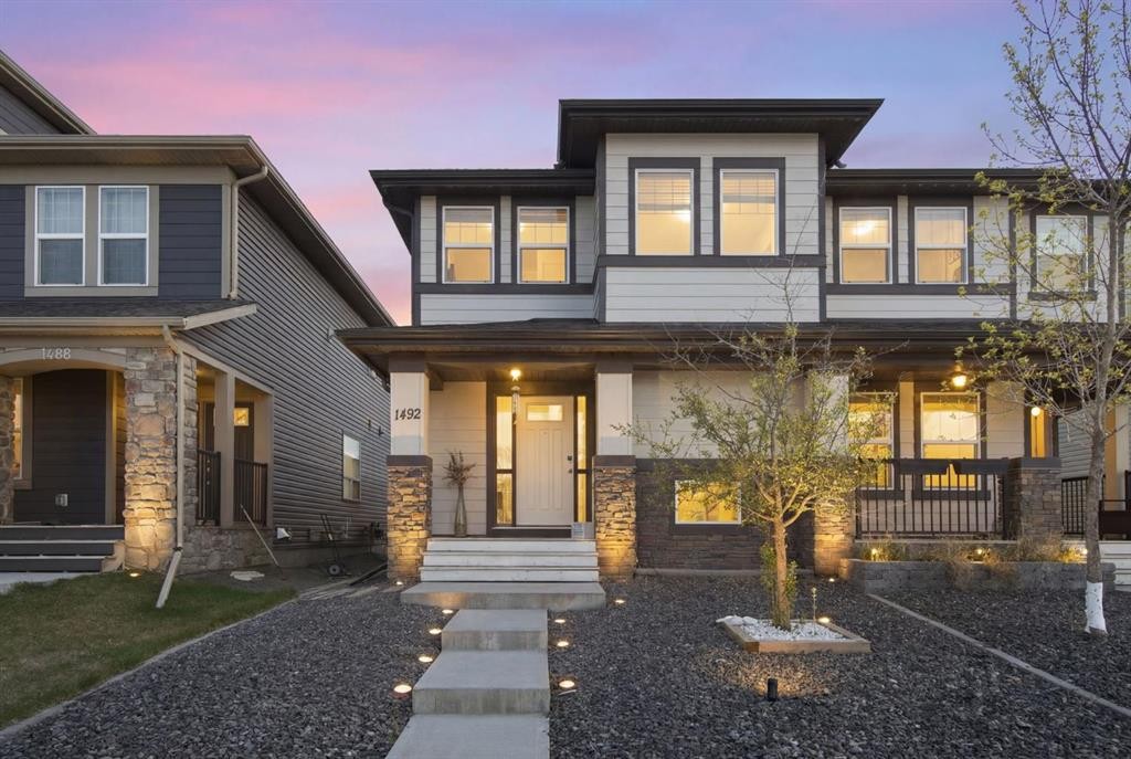 1492 Legacy Circle Se, Calgary, AB - Outdoor With Facade