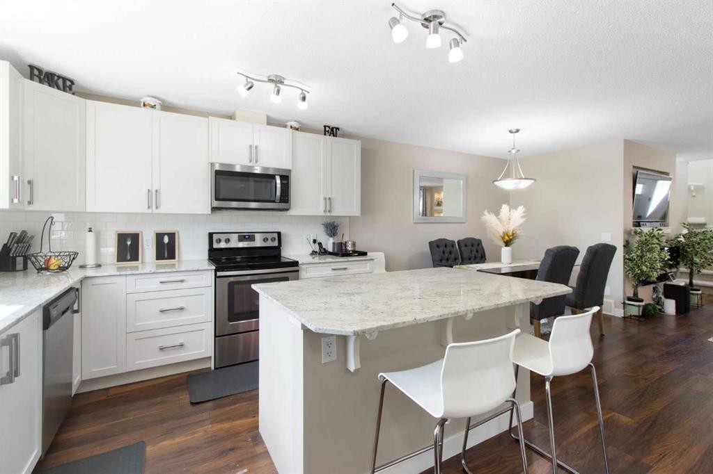 1492 Legacy Circle Se, Calgary, AB - Indoor Photo Showing Kitchen With Stainless Steel Kitchen With Upgraded Kitchen