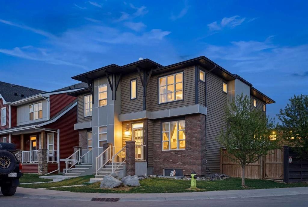 1071 Seton Circle Se, Calgary, AB - Outdoor With Facade