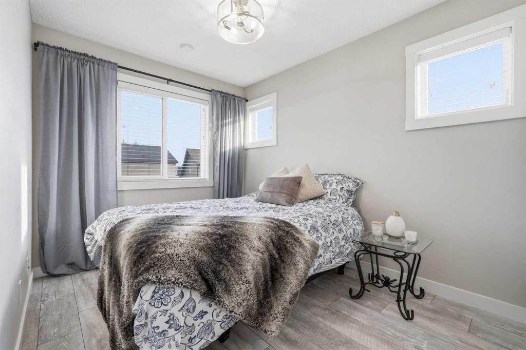 1071 Seton Circle Se, Calgary, AB - Indoor Photo Showing Bedroom