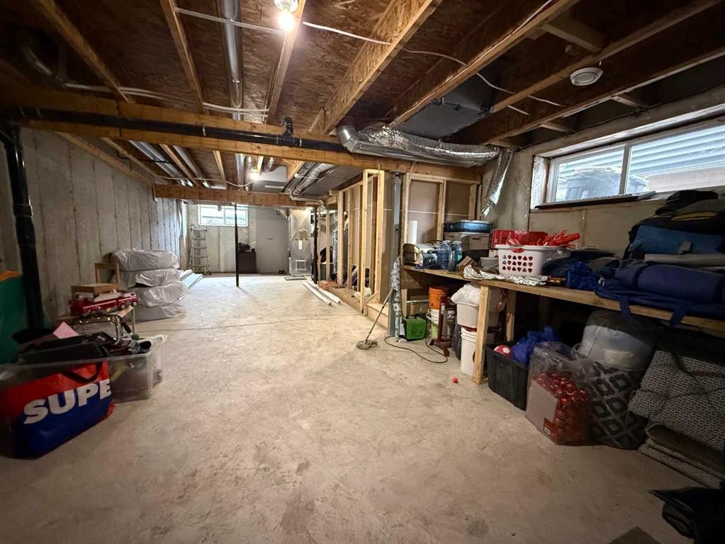 399 Sora Boulevard Se, Calgary, AB - Indoor Photo Showing Basement