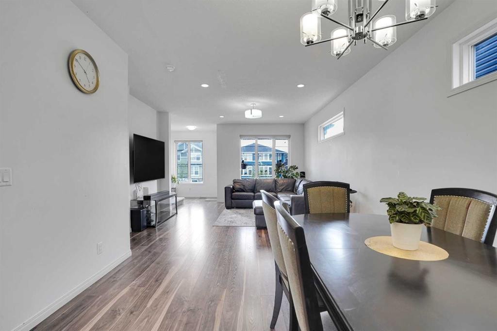 726 Redstone Drive Ne, Calgary, AB - Indoor Photo Showing Dining Room