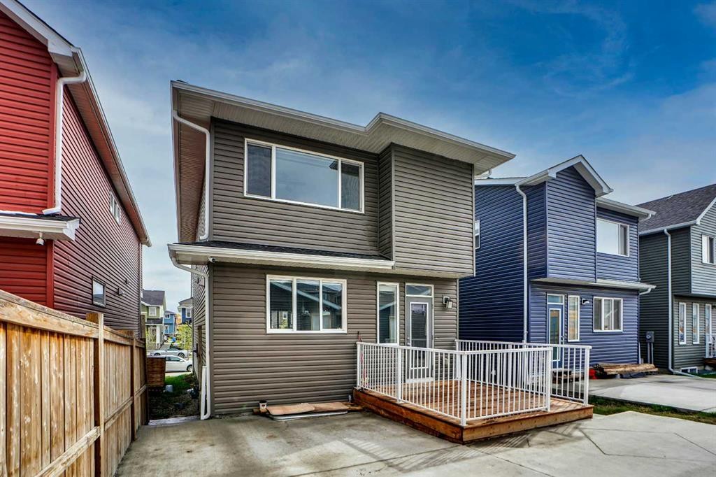 726 Redstone Drive Ne, Calgary, AB - Outdoor With Deck Patio Veranda