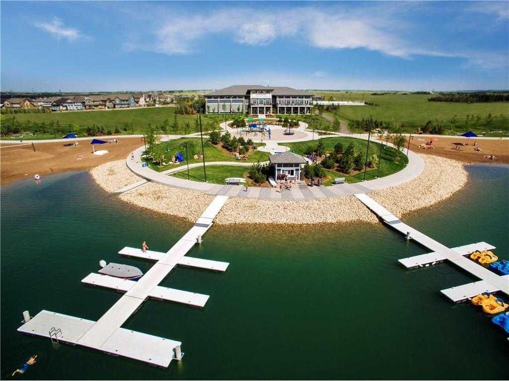 198 Masters Avenue Se, Calgary, AB - Outdoor With Body Of Water With View