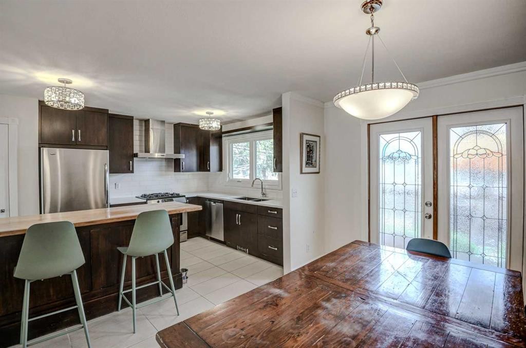 8116 33 Avenue Nw, Calgary, AB - Indoor Photo Showing Kitchen With Upgraded Kitchen