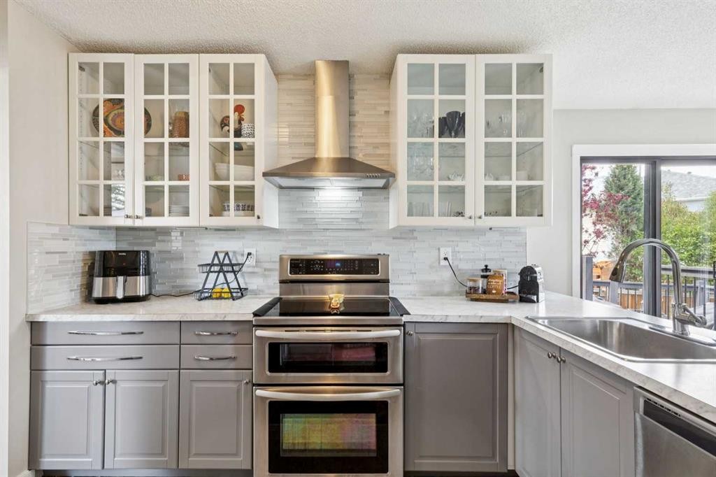 56 Riverbrook Road Se, Calgary, AB - Indoor Photo Showing Kitchen With Upgraded Kitchen