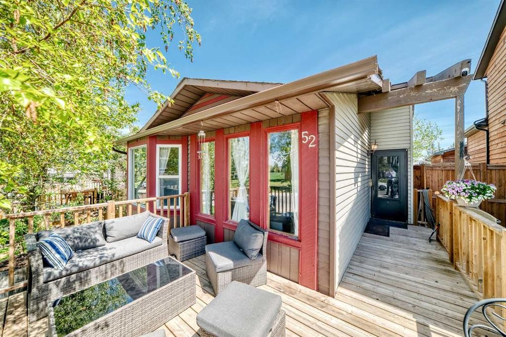 52 Beacham Road Nw, Calgary, AB - Outdoor With Deck Patio Veranda With Exterior