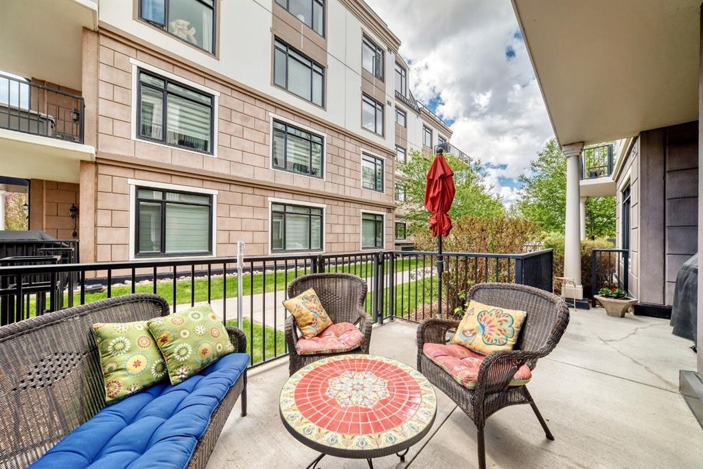 105-121 Quarry Way Se, Calgary, AB - Outdoor With Deck Patio Veranda With Exterior