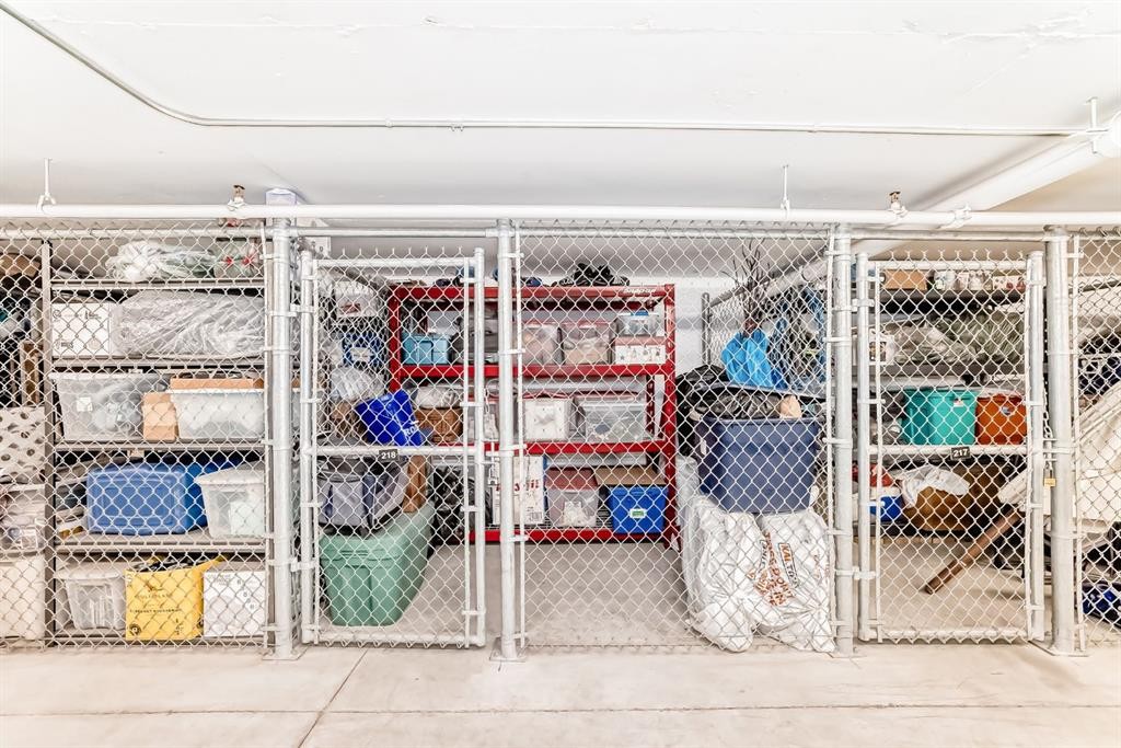 105-121 Quarry Way Se, Calgary, AB - Indoor With Storage