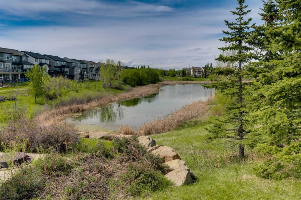 554 Copperstone Manor Se, Calgary, AB - Outdoor With Body Of Water With View