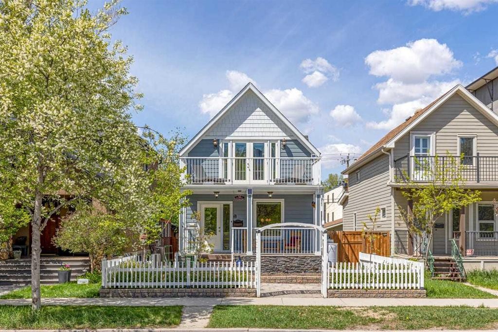 726 Memorial Drive Nw, Calgary, AB - Outdoor With Balcony With Deck Patio Veranda