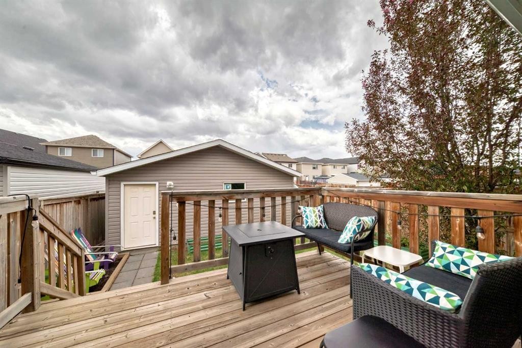 144 Copperpond Parade Se, Calgary, AB - Outdoor With Deck Patio Veranda With Exterior
