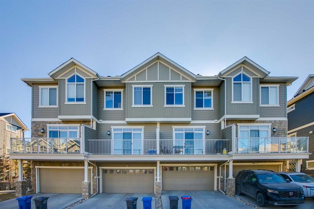 605 Evanston Manor Nw, Calgary, AB - Outdoor With Balcony With Facade
