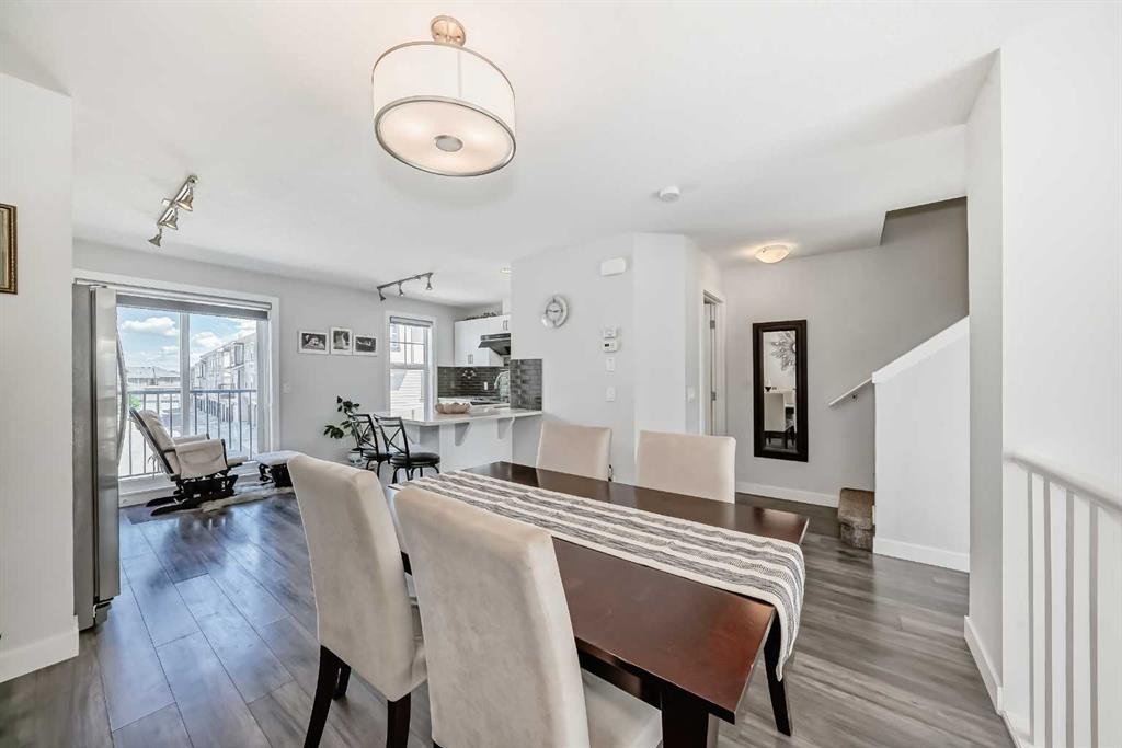 551 Evanston Link Nw, Calgary, AB - Indoor Photo Showing Dining Room