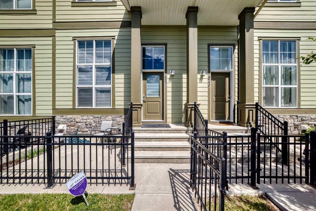 551 Evanston Link Nw, Calgary, AB - Outdoor With Deck Patio Veranda