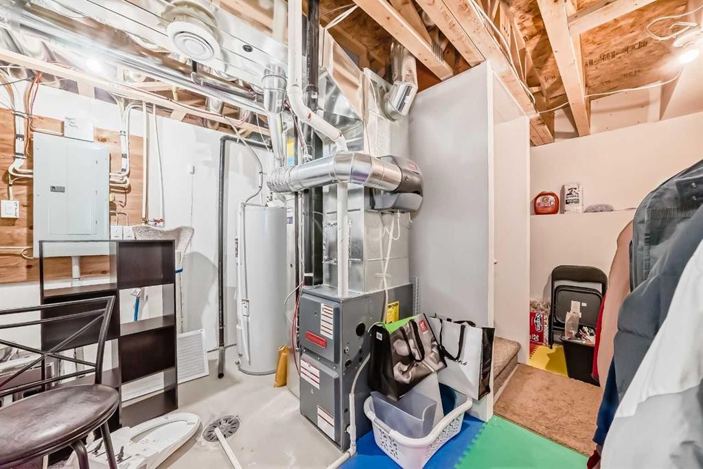 551 Evanston Link Nw, Calgary, AB - Indoor Photo Showing Basement