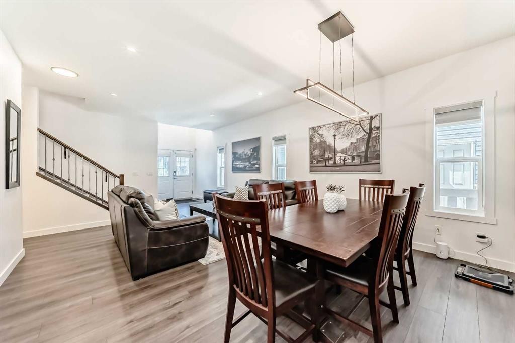 65 Saddlestone Green Ne, Calgary, AB - Indoor Photo Showing Dining Room
