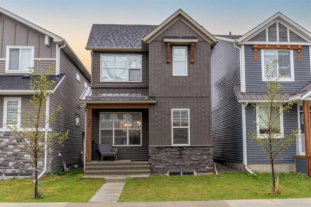 72 Seton Villas Se, Calgary, AB - Outdoor With Facade