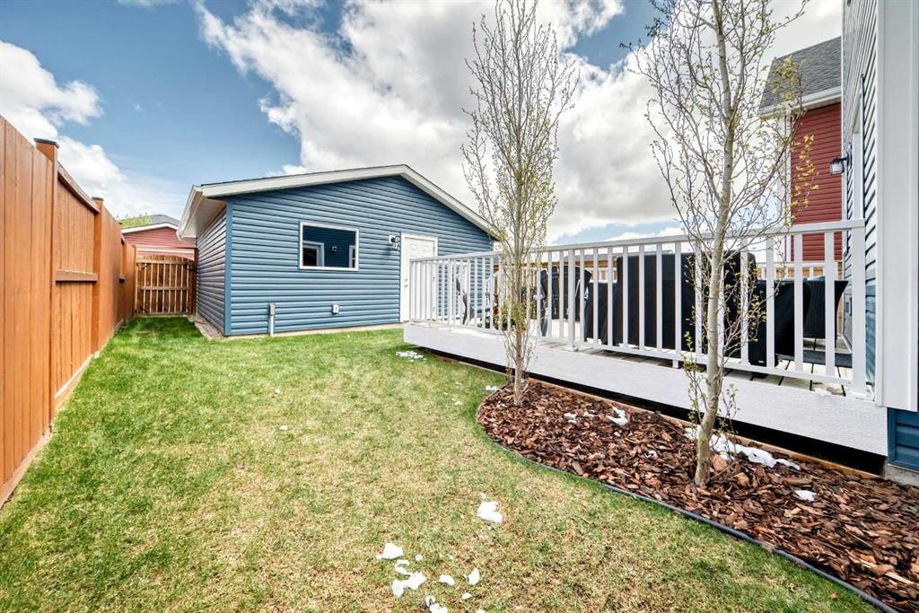 199 River Heights Green, Cochrane, AB - Outdoor With Deck Patio Veranda With Exterior