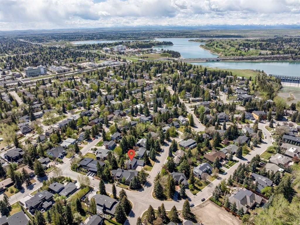 1207 Baldwin Crescent Sw, Calgary, AB - Outdoor With Body Of Water With View